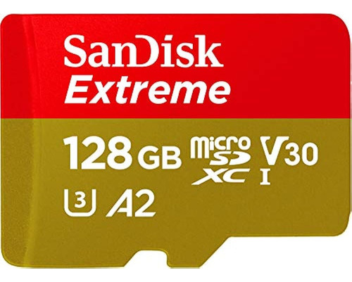 Tarjeta De Memoria Sandisk Extreme Microsdxc Uhs-i De 128 Gb