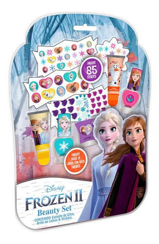 Imagen 1 de 1 de Gelatti - Set De Esmaltes De Uñas + Lip Gloss Frozen Ii Gde