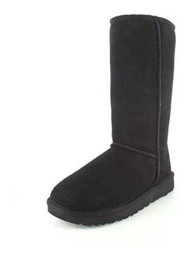 Bota De Invierno Ugg Classic Tall Ii Para Mujer, Negra, 9 B