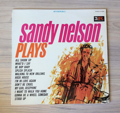 Vinilo Sandy Nelson - Sandy Nelson Plays (ed. Usa, 1963)