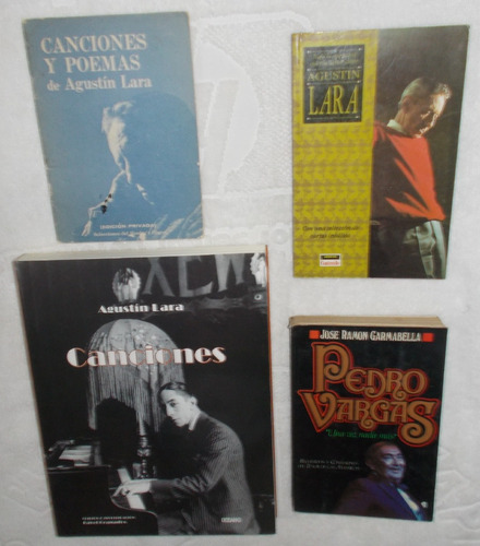 4 Libros, Pedro Vargas, Canciones De Agustin Lara