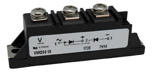 Modulo De 2 Diodos 1600v 60a, Vs-vskd56/16