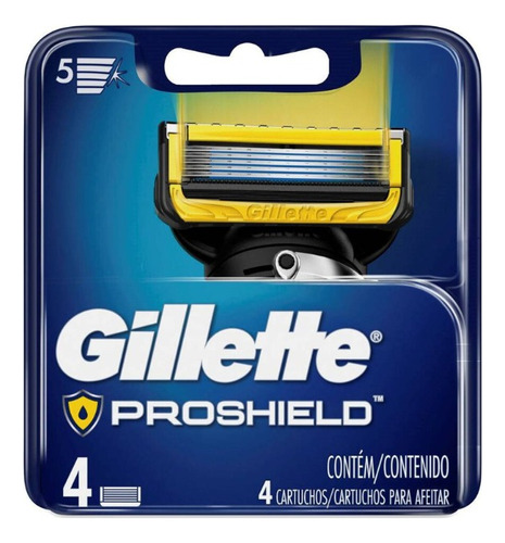 Repuesto Gillette Proshield X4 - Unidad a $19500