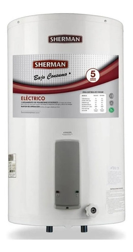 Termotanque Eléctrico 85 Lts Sherman Tecc085eshk2 Inferior