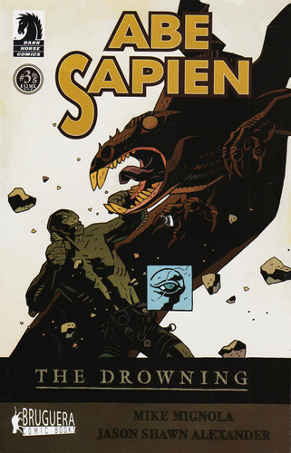Comic Abe Sapien # 3 The Drowning Editorial Bruguera 
