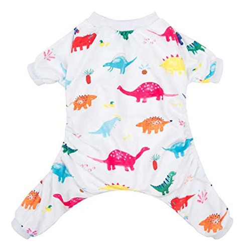 Cutebone Dog Pijamas Dinosaur Dog Dog Dog Mono Ropa Para Mas