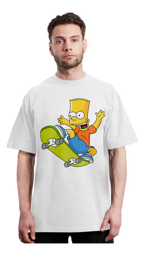 Los Simpsons - Bart - Skater - Series - Polera