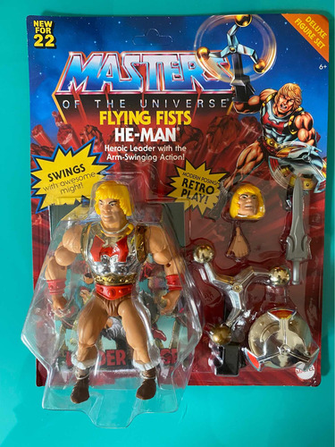 Flying Fists He Man Origins Deluxe Nuevo Masters Of The Univ (Usado)