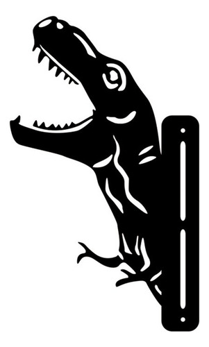 Valla De Jardín Con Diseño De Dinosaurio Hecha A Mano En Met