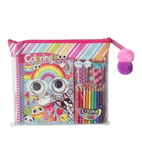 Witty Girls Set Arte Coloring Book Lapices Color Me 325