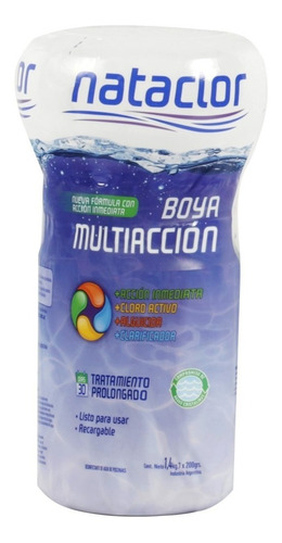 Imagen 2 de 6 de Boya Para Pileta Multiaccion Recargable Nataclor