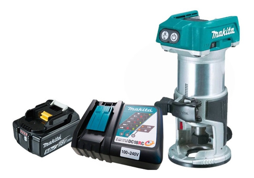 Tupia A Bateria Drt50 18v Makita Carreg. Rapido Bat 5ah Mak.