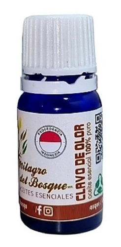 Aceite Esencial Clavo De Olor 10 Ml 100% Puro Y Garantizado