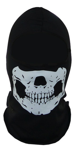 Balaclava Tipo Ninja Con Diseño De Calavera 