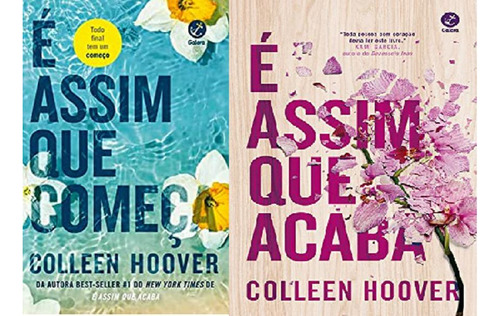 Kit 2 Livros Colleen Hoover É Assim Que Acaba + É Assim Que