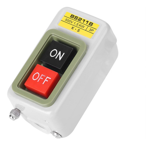 Interruptor De Botón De Encendido Y Apagado Automático 3p Ac