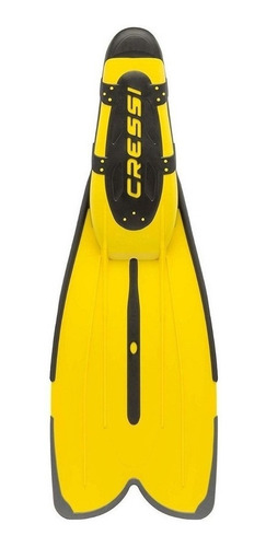 Aleta Cressi Modelo Agua Natacion Color Amarillo (41/42) 7/8