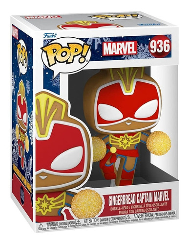 Pop! Marvel Holiday: Captain Marvel (gingerbread)