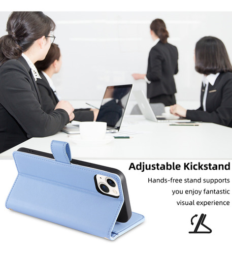 Funda De Cuero Para iPhone Carcasa De Bolsa Con 2 Correa