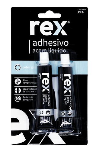Adhesivo Acero Líquido 56gr Rex  - Rex30239