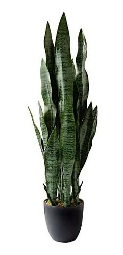 Royal Imports Planta De Hoja Artificial De Sansevieria, Plan