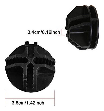 24 Conectores De Plástico Con Forma De Cubo De Alambre De C&