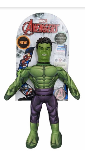 Muñeco Soft Vengadores Hulk New Toys Norte Rodados