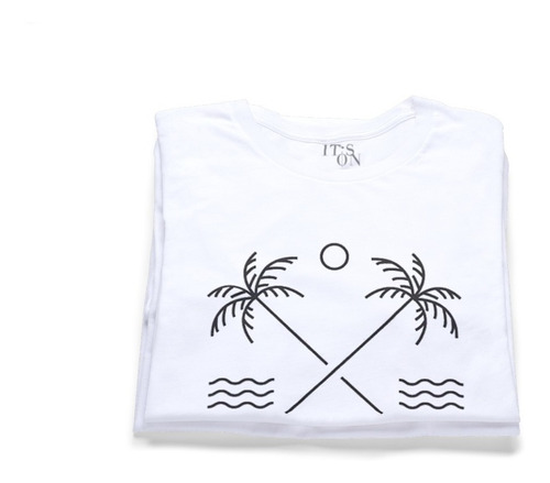 Playera Para Verano Minimalist Beach. Vacaciones.