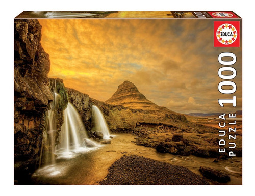 Rompecabezas Educa 17971 Cascada Kirkjufellsfoss, Islandia