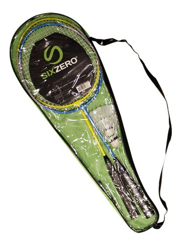 Imagen 2 de 8 de Set Badminton Raquetas + Pluma + Funda Junior Chicos - Estacion Deportes Olivos
