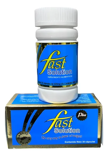 Fast Solution 30 Cápsulas Producto Original 1 Pieza Sin Sabor ...