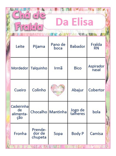 Bingo P/ Festa De Crianças Imprima Vc Msm Promoção F Grátis