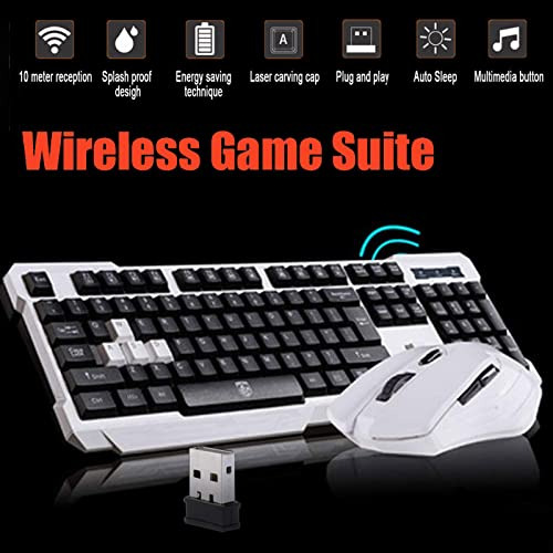 Combo De Teclado Y Ratón Inalámbricos, Computadora Usb Inalá
