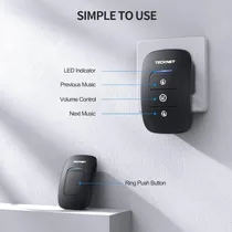 Comprar  Timbre Sin Cables 38 Melodias 400mts Alcance Inalambrico Te