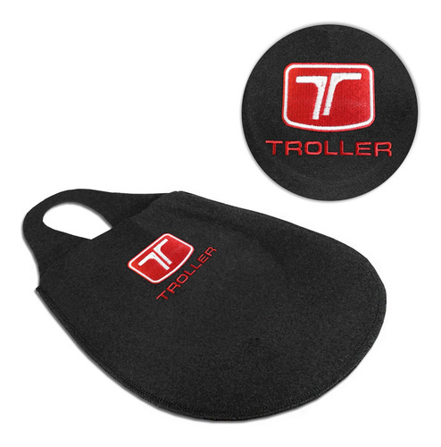 Imagem 4 de 5 de Lixeirinha Automotiva Cambio Logo Troller Carpete Bordado