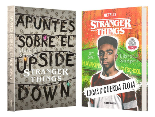 Stranger Things Apuntes Del Upside Down + Lucas Cuerda Floja