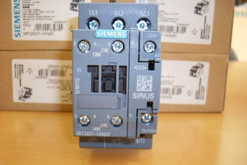 Siemens Sirius Contactor De Potencia 32a 15 Kw 3rt2027-1an20