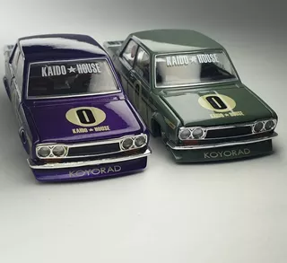 Datsun 510 Pro Street Escala 1/64 Mini Gt/kaido House