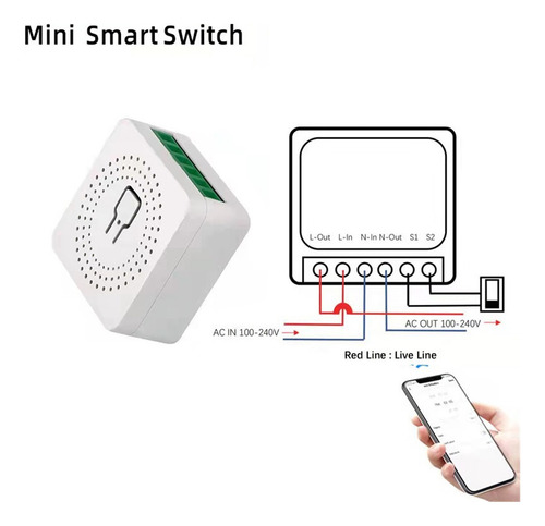 Mini Interruptor Inteligente 16a, Interruptores De Luz Diy,