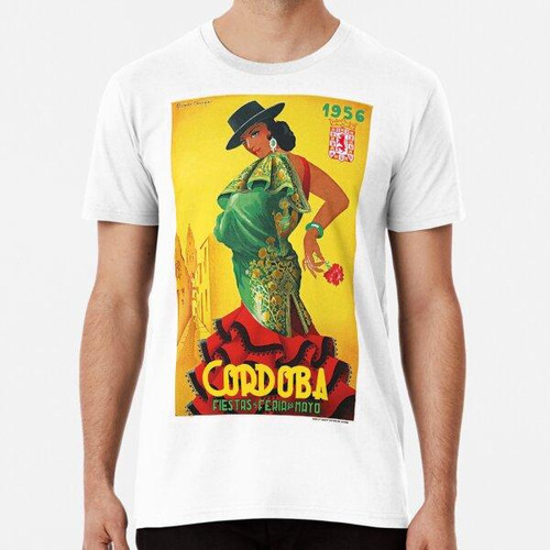 Remera Feria De Córdoba, España (1956) - Vintage Travel Post