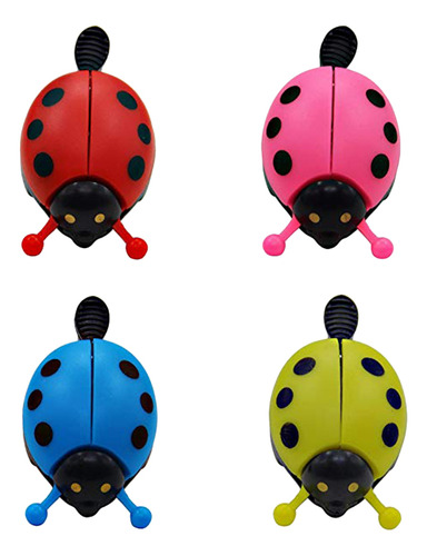 Bell Beetle Para Bicicleta Press To Open Wings, 4 Unidades