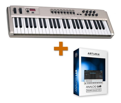 Teclado Midi Usb Midiplus Origin 49 Sensitivo + Vst Arturia