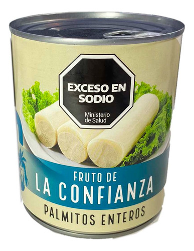 Palmito Entero 800g Fruto De La Confianza Cotillon Sergio 