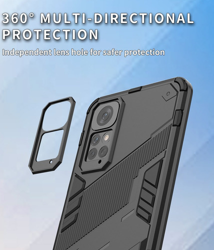 Funda Uso Rudo Redmi Note 11s/note 11 4g + Mica 9d Pengke