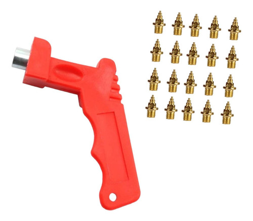 20 Piezas Clavos De Pista Para Jugadores, Repuesto Oro