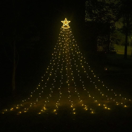 Christmas Decors String Lights,350 Led Solar Powered 8 ...