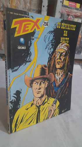 Revista Gibi Tex N° 256 : Os Espíritos Da Noite - Globo 1991 (Usado)
