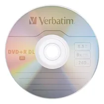 Comprar Disco virgen DVD+R DL Verbatim de 8x por 50 unidades