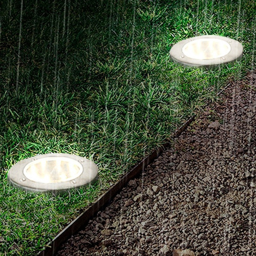 Imagen 9 de 10 de Pack X 4 Spot Aplique Empotrable Piso Alto Transito + Led