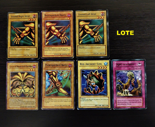 Lote Trading Cards Yugioh Bootlegs Partes Exodia